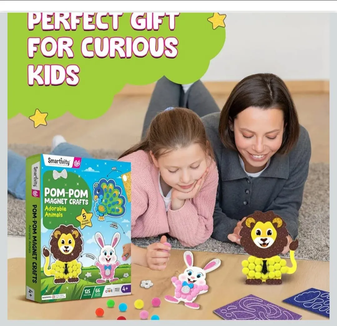 Smartivity Pom-Pom Magnet Crafts view 4