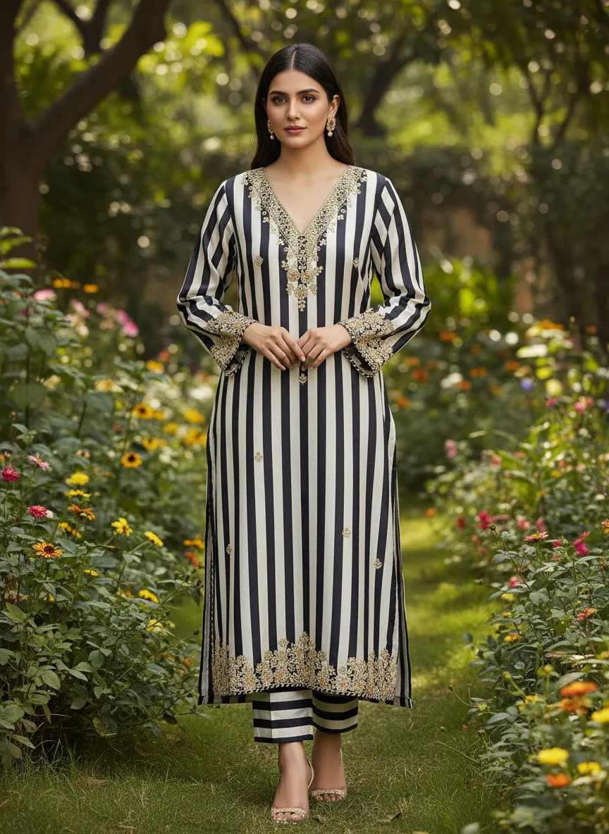 Embroidered Suit