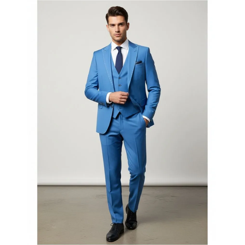 Blue Fabric Material