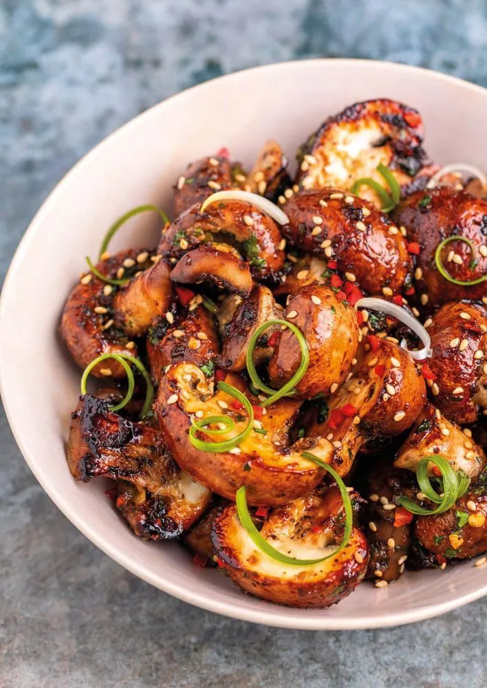 Chilli Mushroom Dry