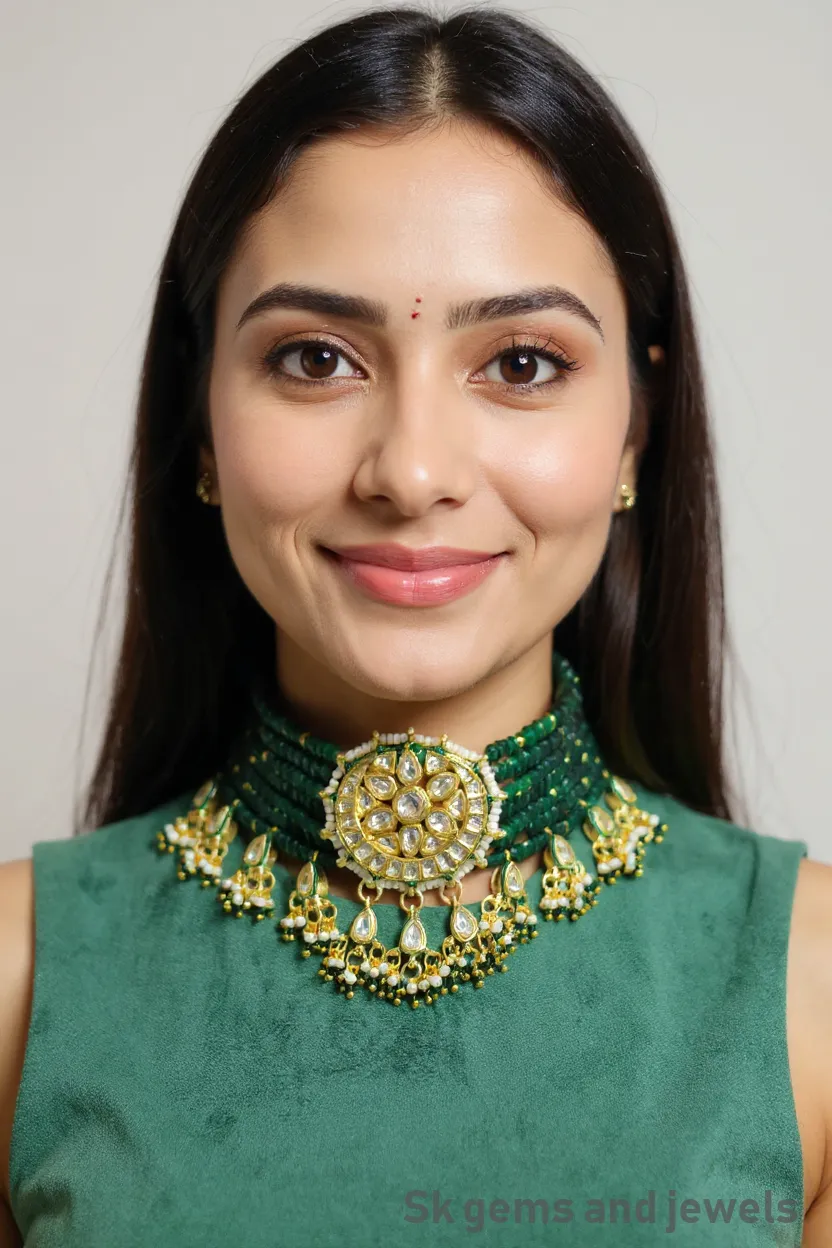 Beaded Choker Necklace