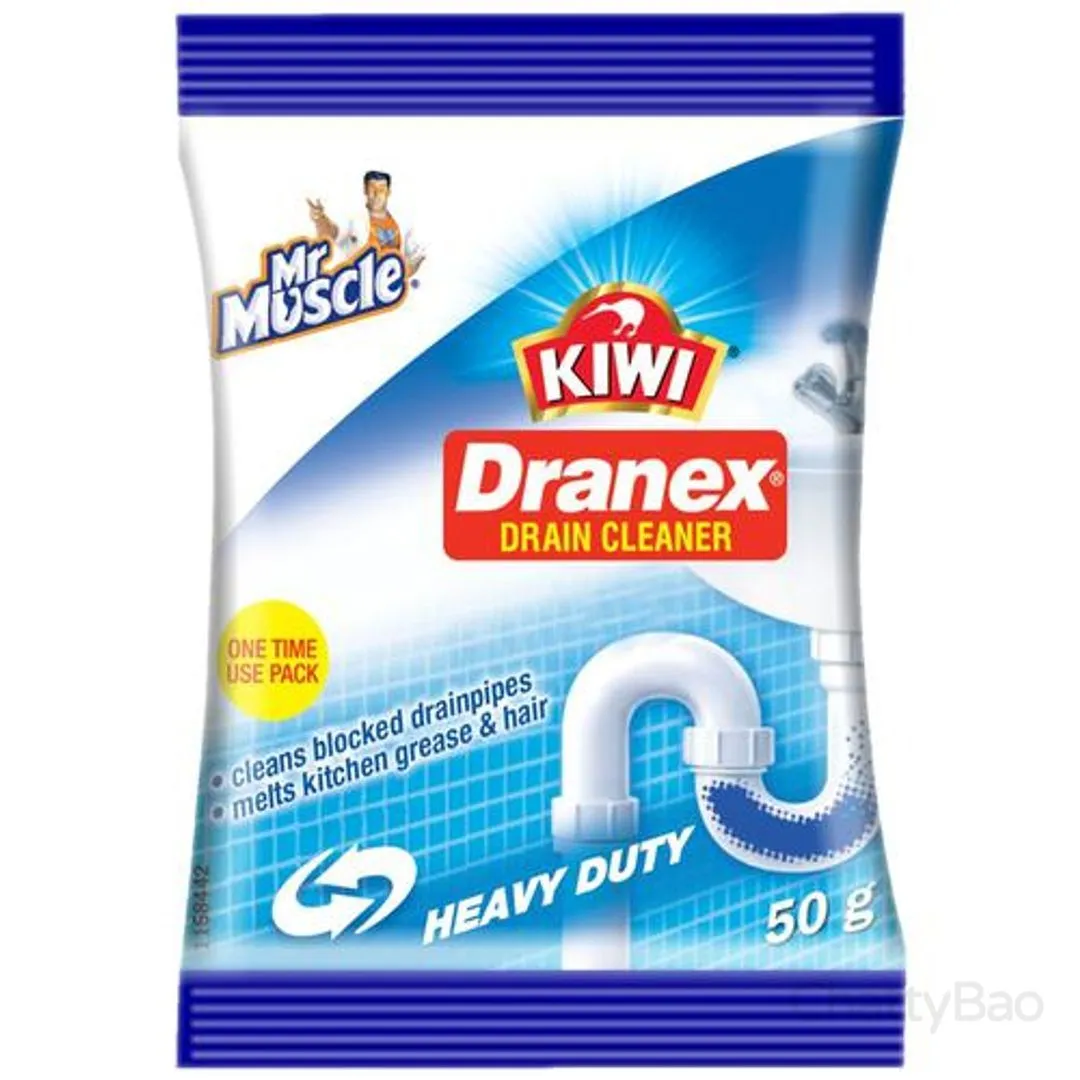 Mr Muscle Kiwi Dranex Drain Cleaner Powder 50g