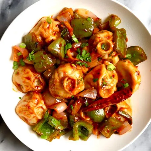 Sweet Chili Momo Veg/paneer
