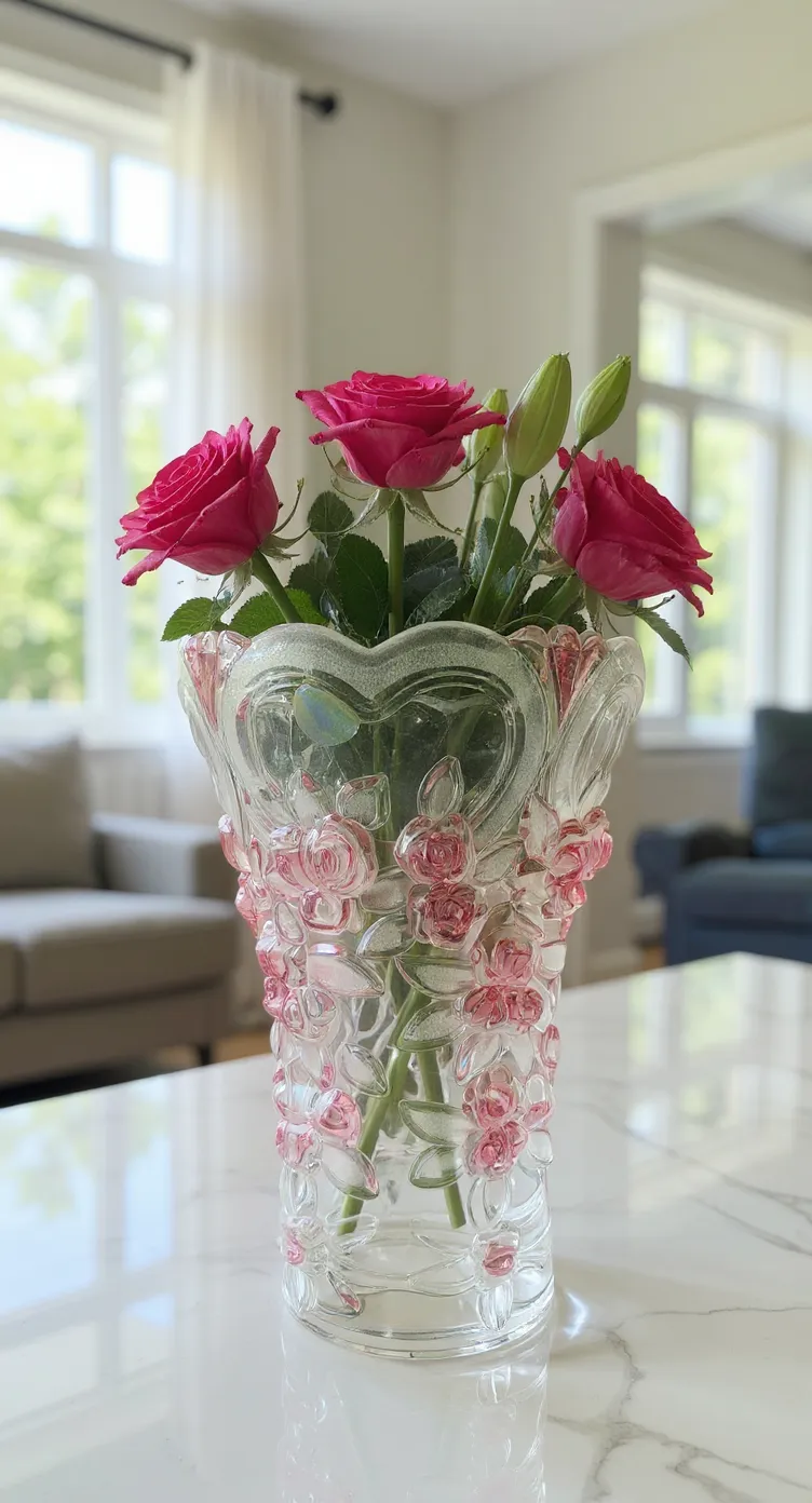 Ornate Glass Vase