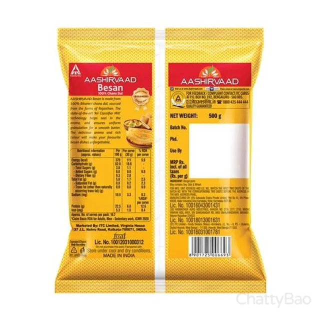 Aashirvaad Besan 1 Kg view 3