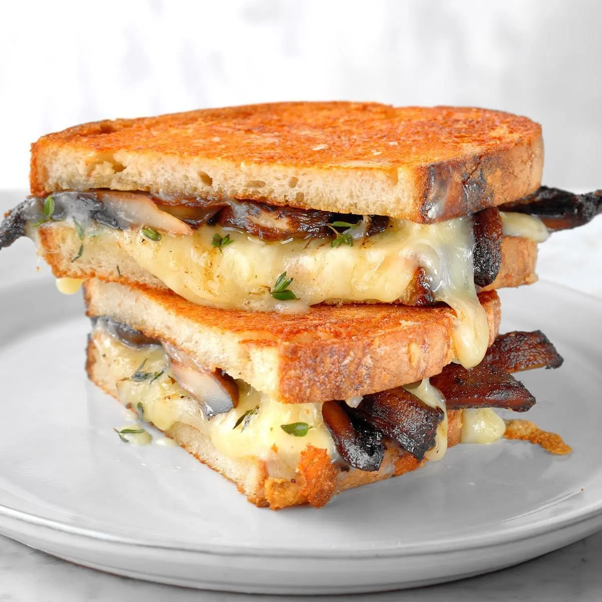 Mushroom Cheese Sandwich