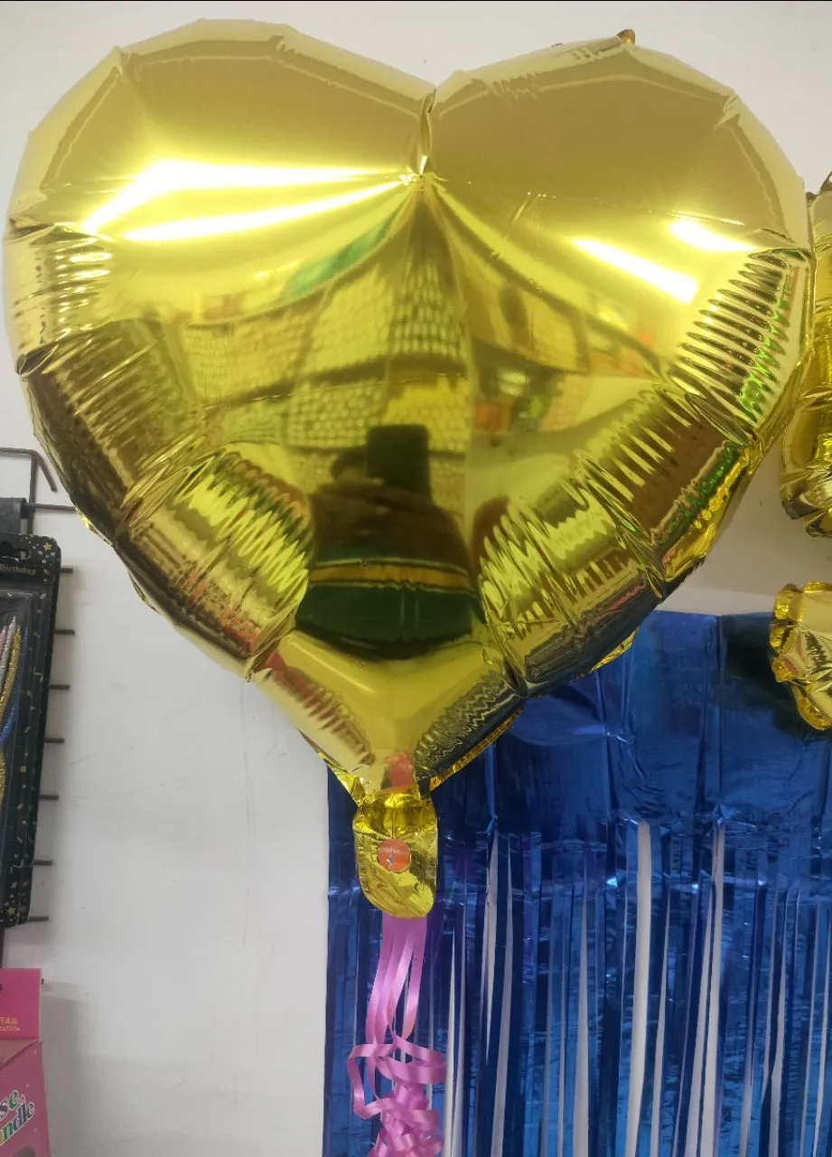 Golden Heart Balloon