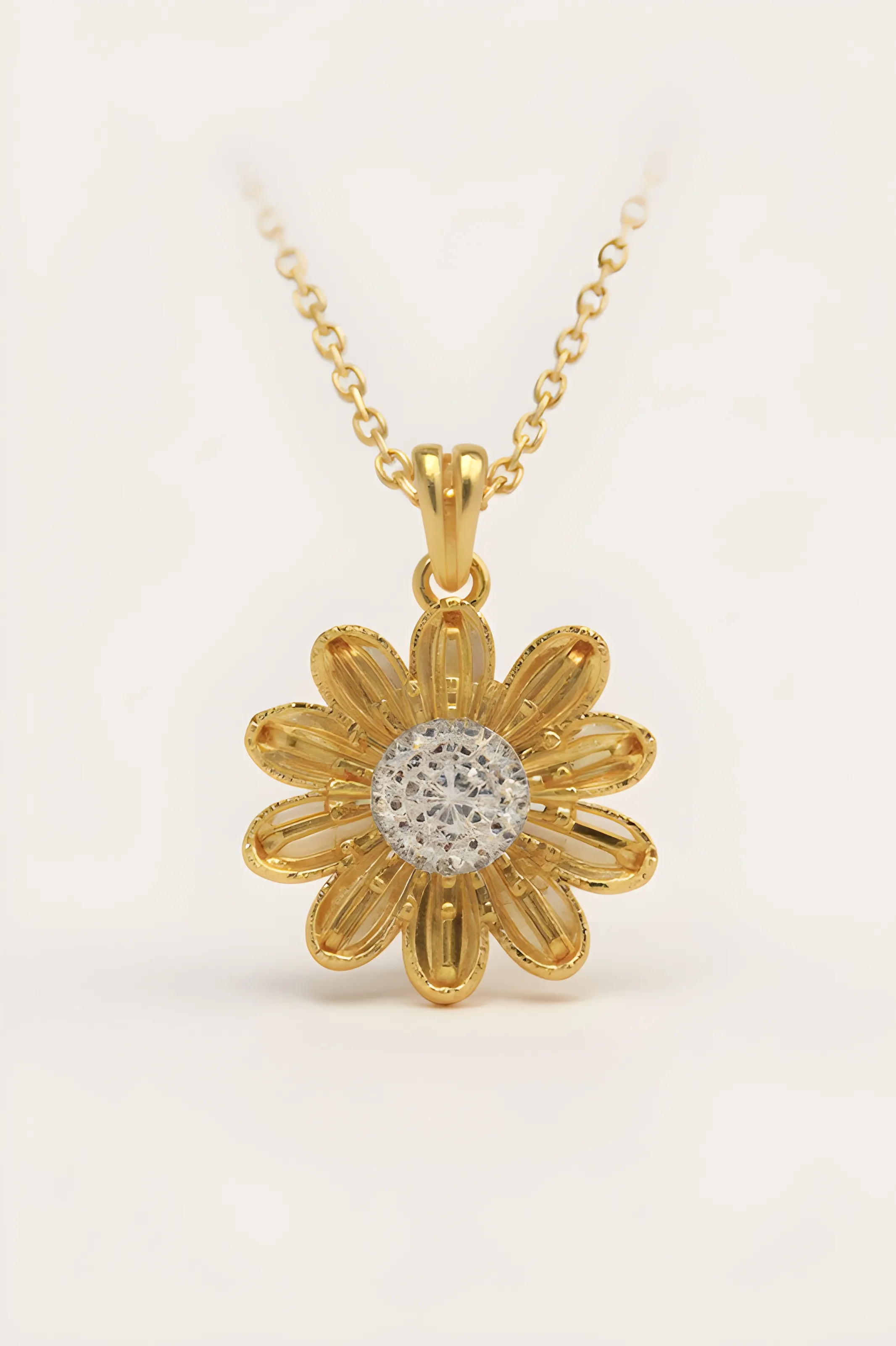 Gold Pendant Set