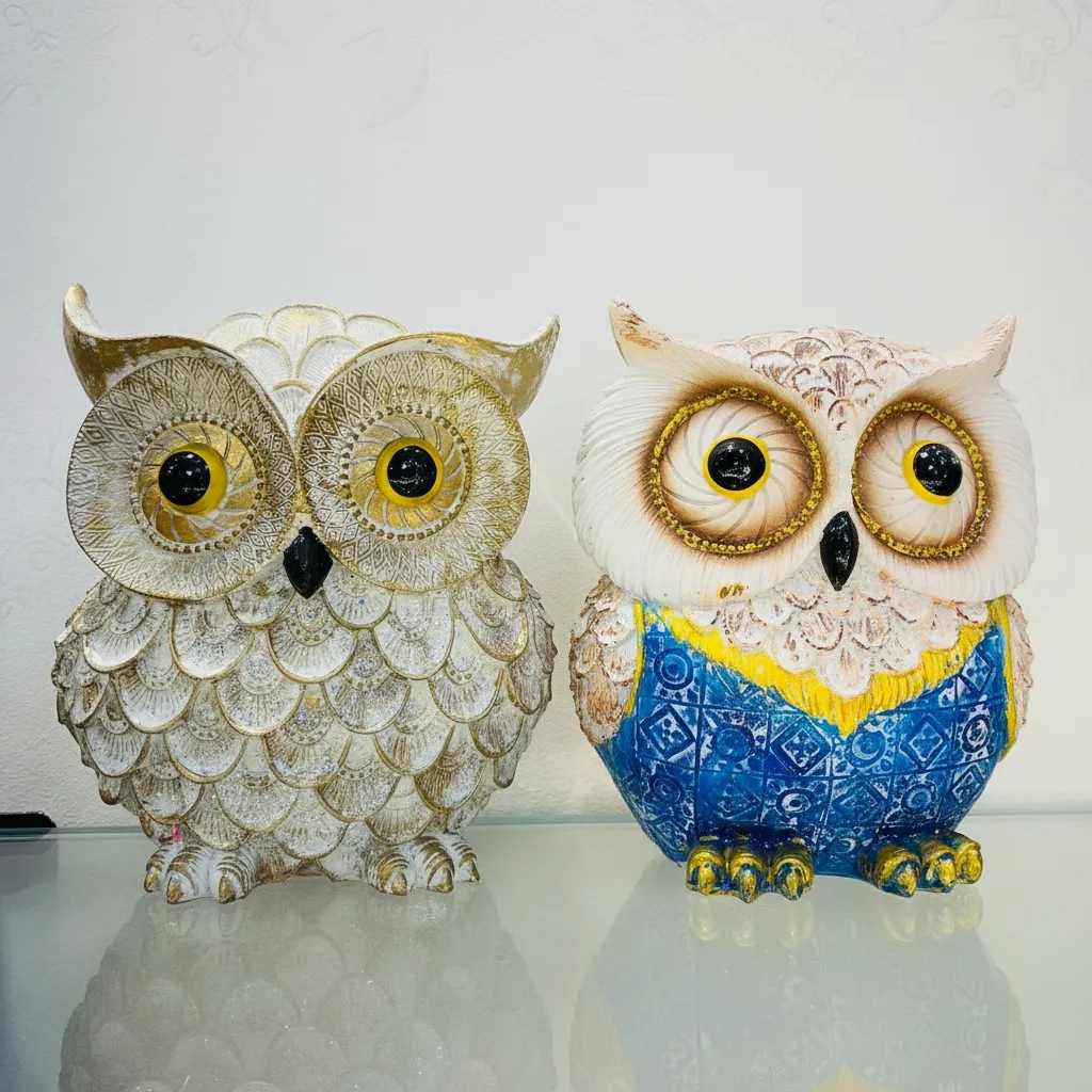 Decorative Owl Figurines