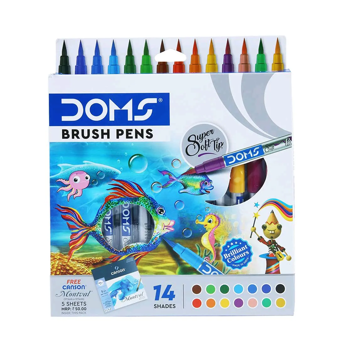 Doms Brush Pens 14 shades