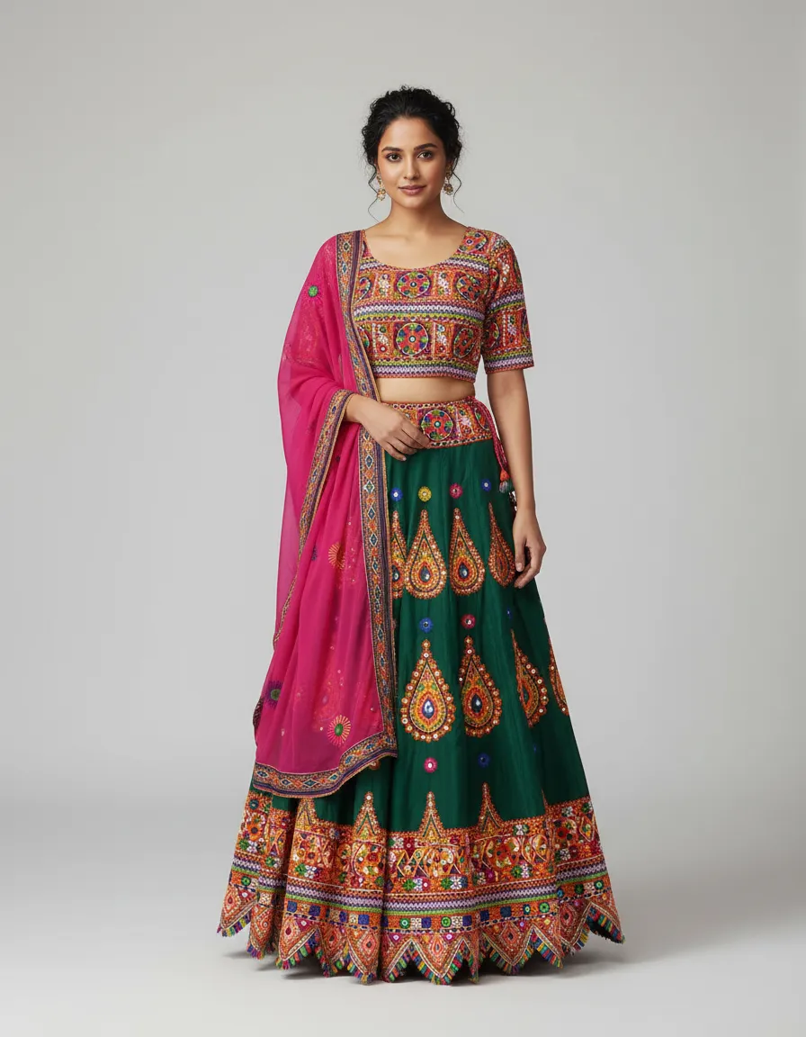 Embroidered Lehenga Choli