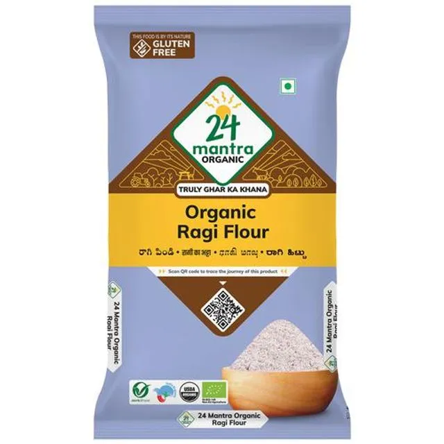 24 Mantra Organic Ragi Flour 500 g