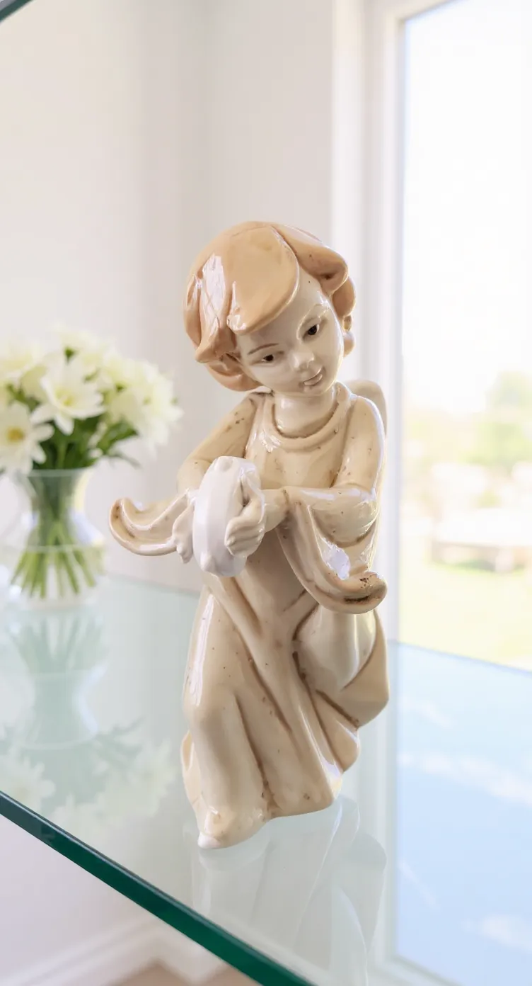 Porcelain Angel Figurine Maestro