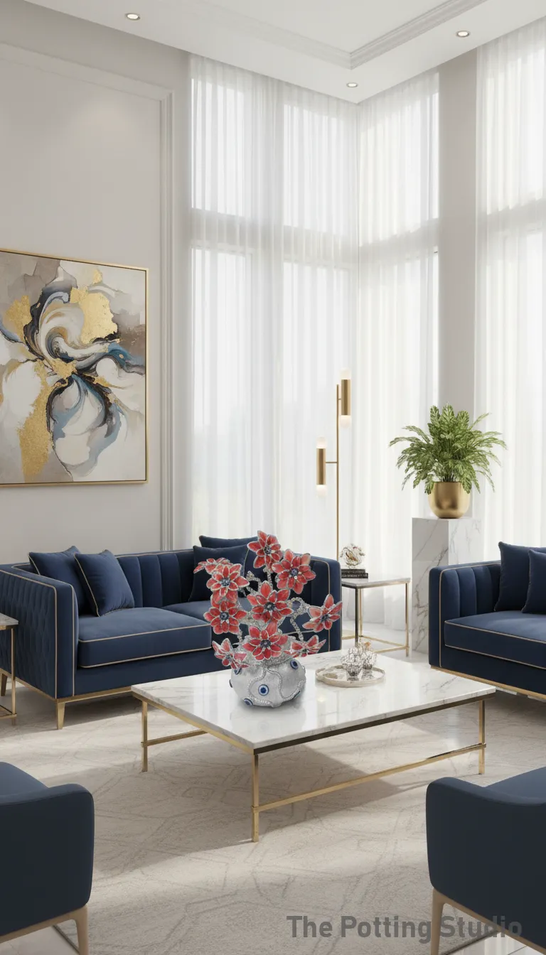 Decorative Floral Sculpture