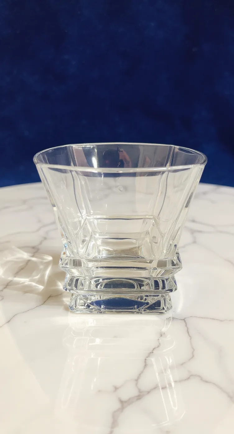 Decorative Glass Cup Square