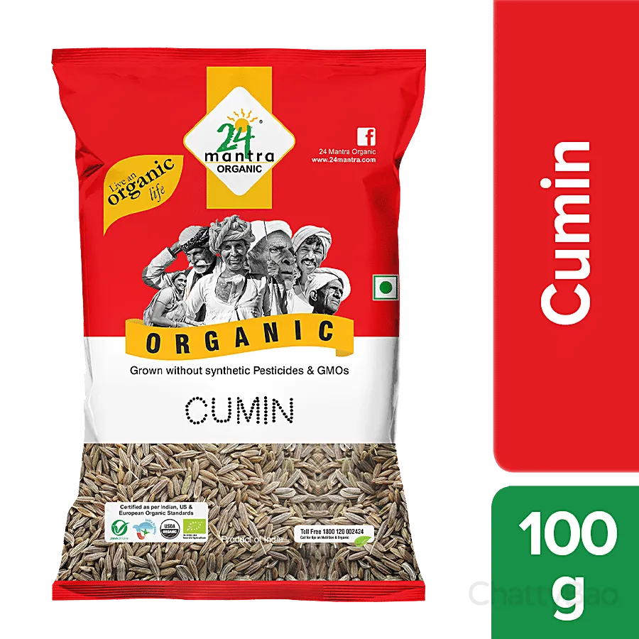 24 Mantra Organic Cumin/Jeera 100 g