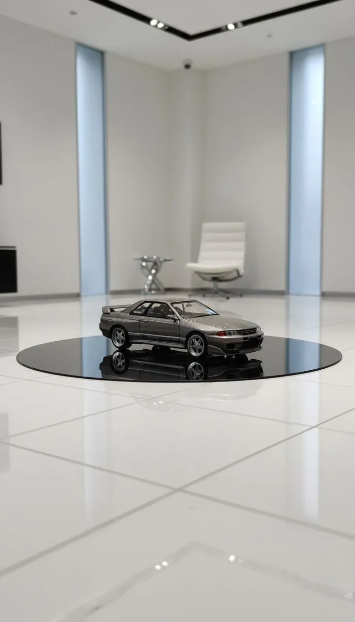 MINI GT – Nissan Skyline GT-R (R32) VeilSide Combat C-I (Combat Grey) view 4