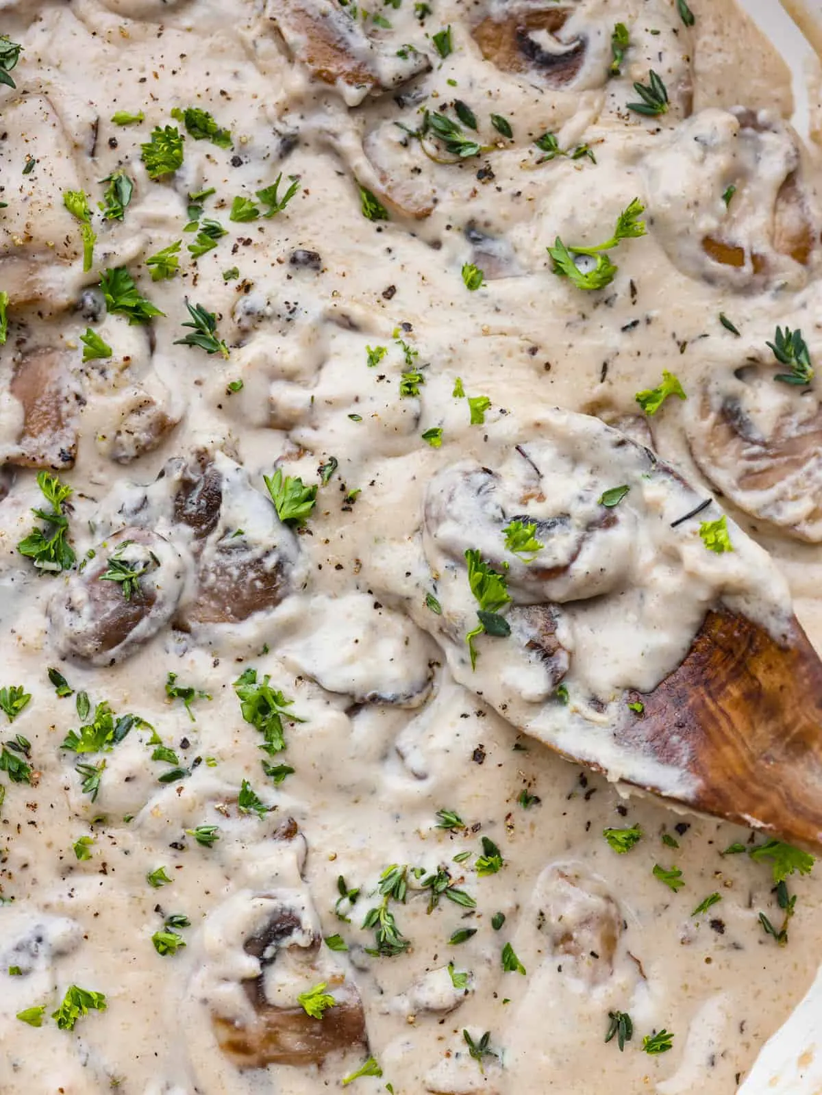 Creamy Mushroom Gravy Full