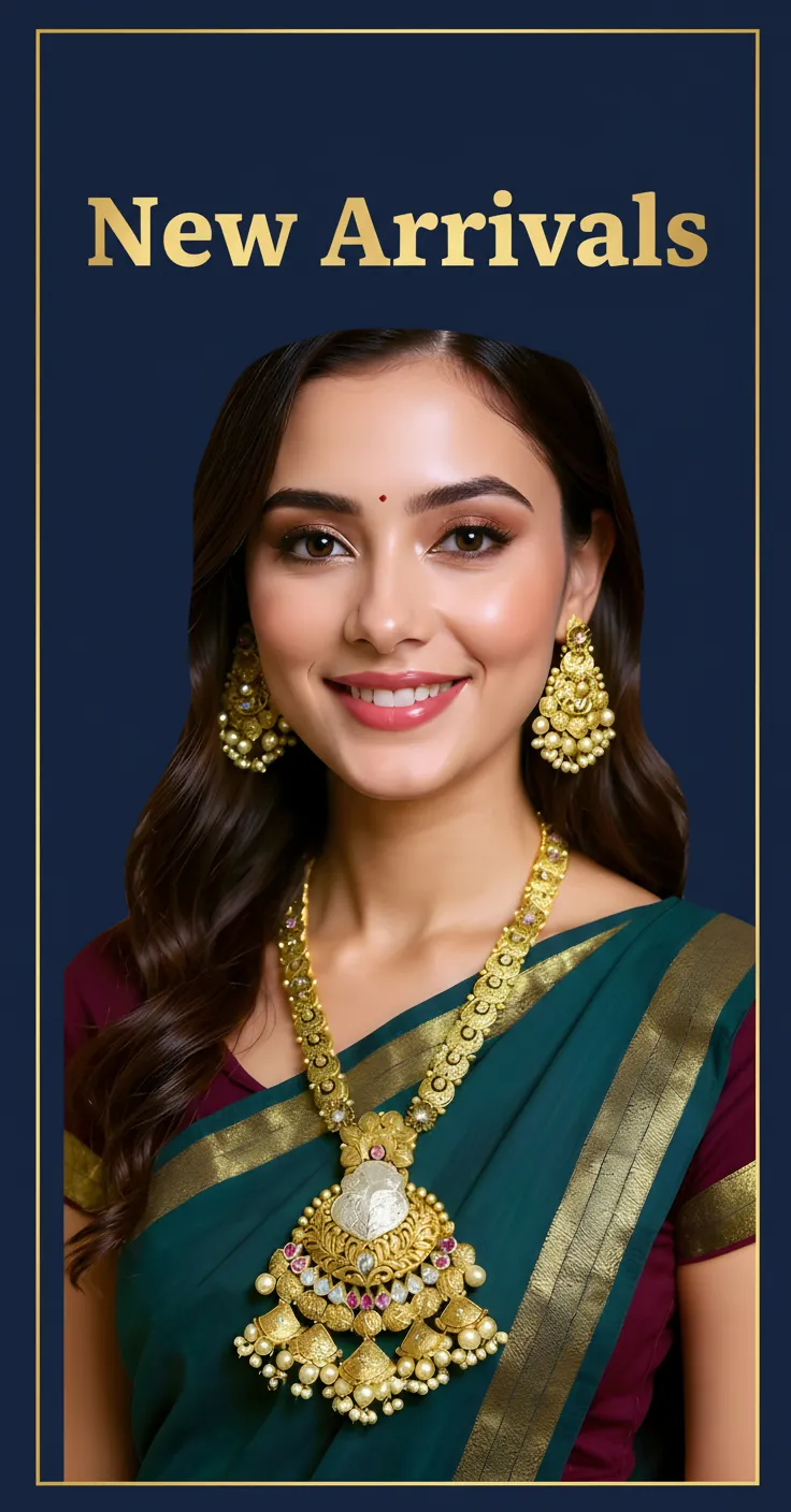 Traditional Gold Necklace Set