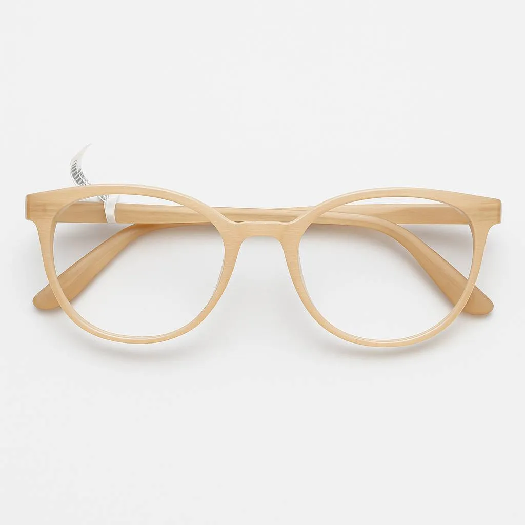 Classic Beige Eyeglasses 2697