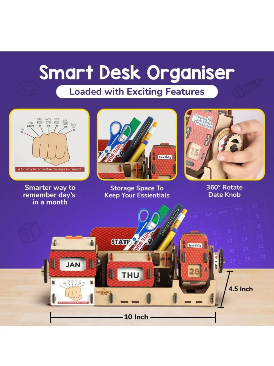 Smartivity Infinity Calendar Organiser view 4