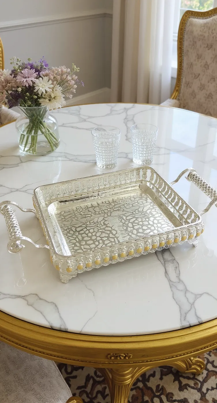 Silver Decorative Tray