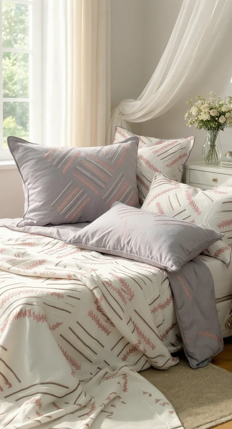 Embroidered Bedding Set