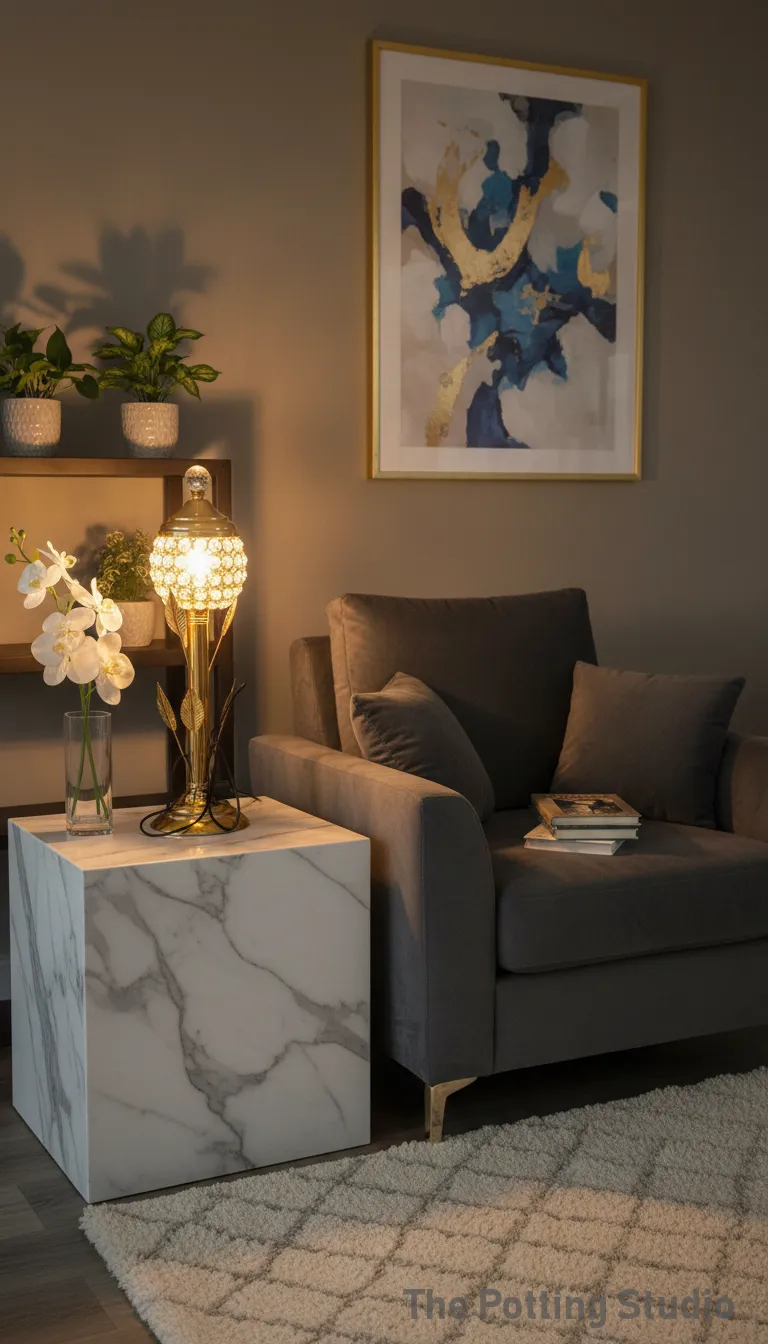 Elegant Crystal Table Lamp
