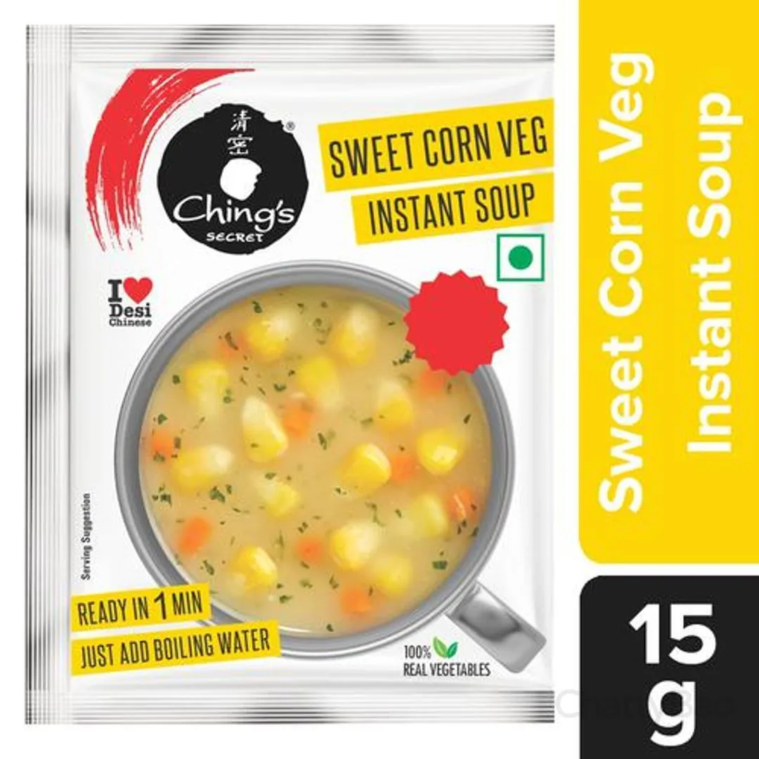 Chings Secret Secret Sweet Corn Instant Soup 15 g