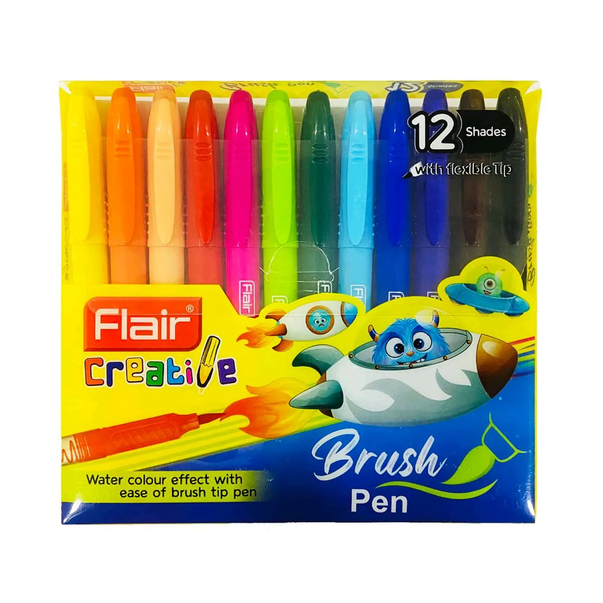 Flair Creative Brush Pen 12 shades
