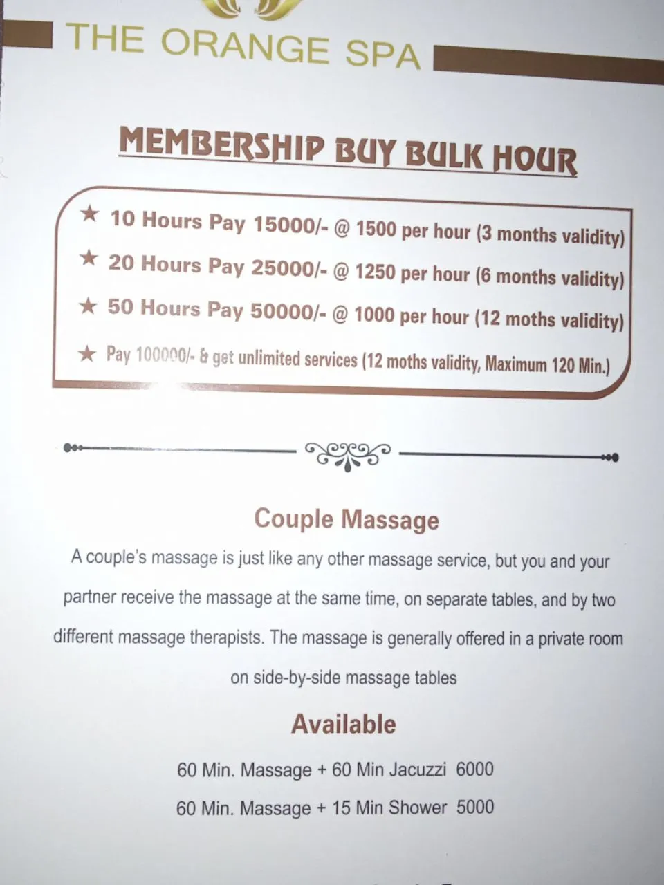 Couple Massage