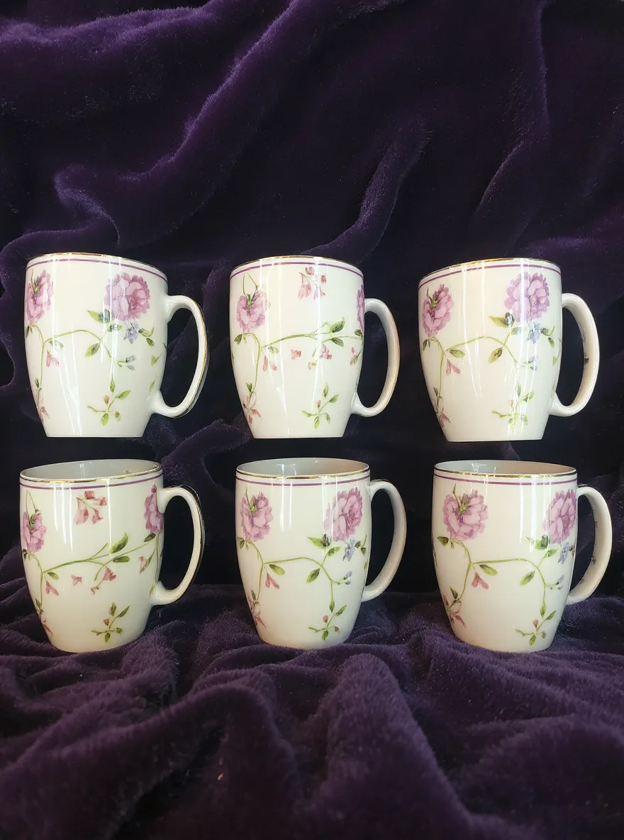 Floral Ceramic Mugs