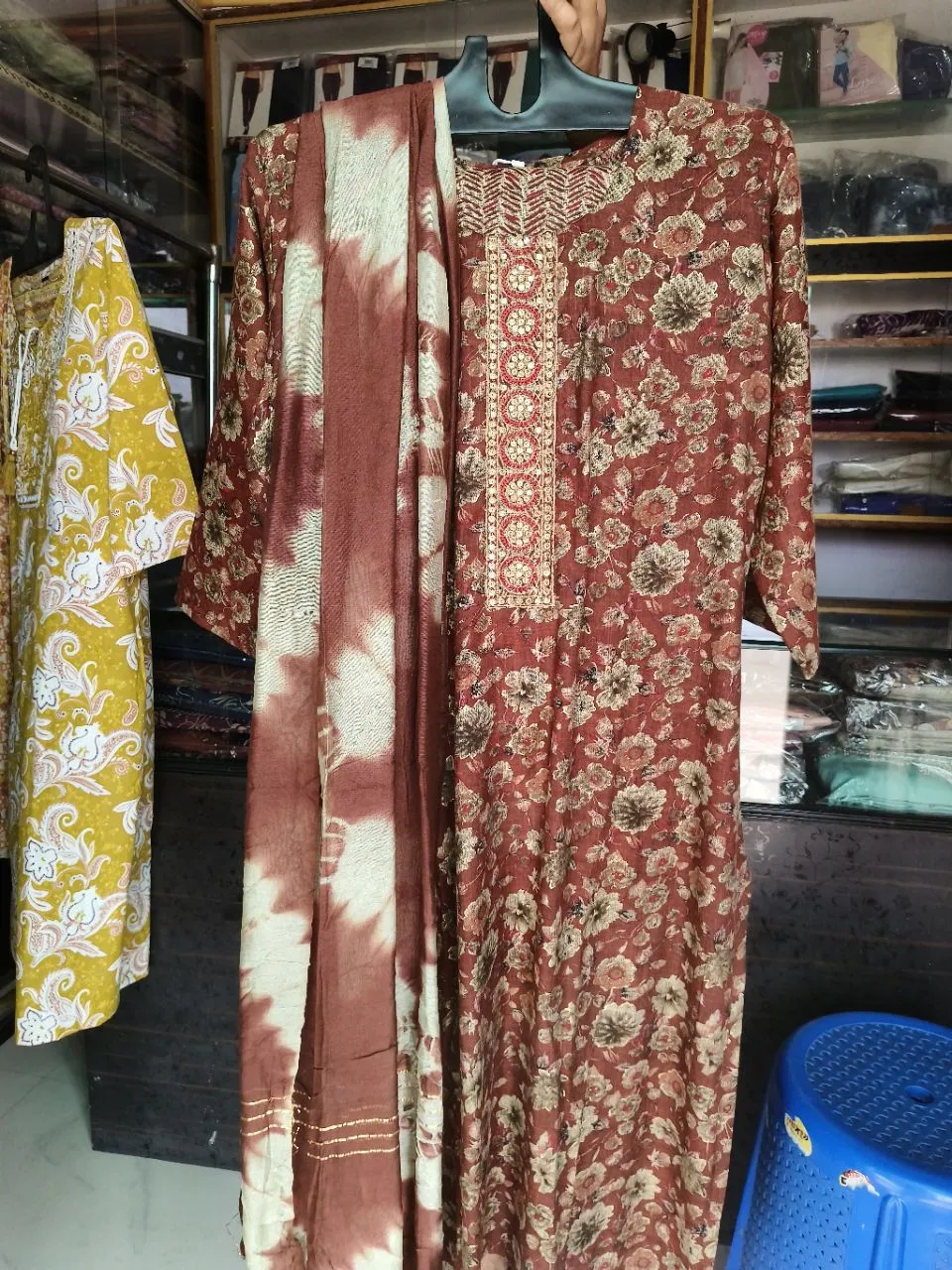 Embroidered Salwar Kameez with Dupatta