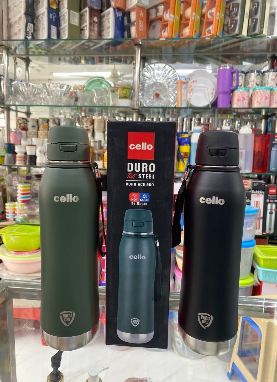 Cello Duro Tuff Steel Bottle 900