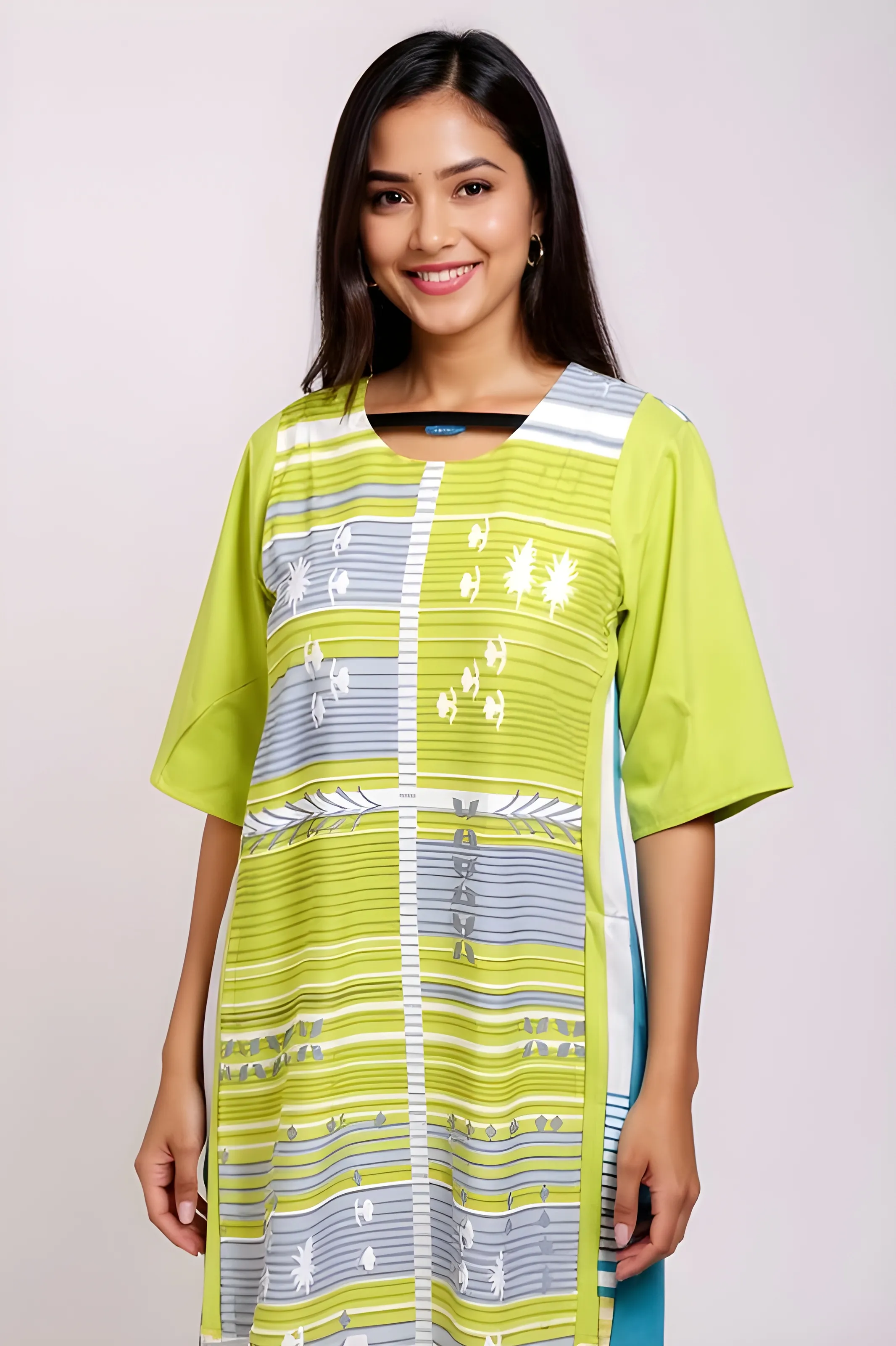 Abstract Print Kurti