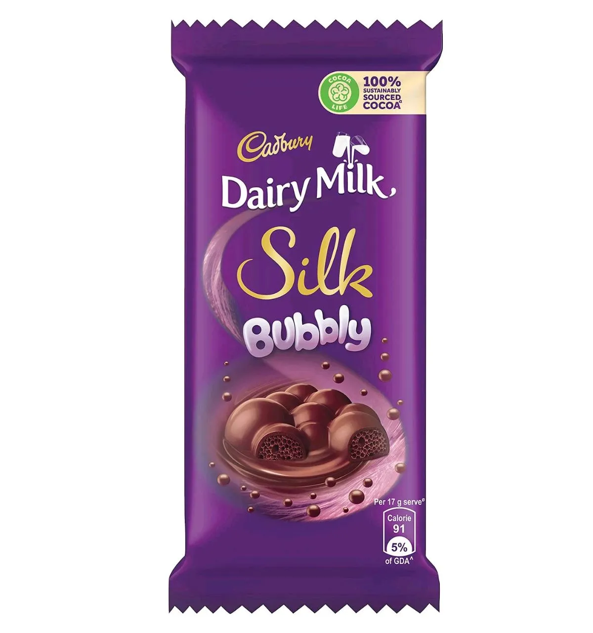 Dairy Milk Silk Bubbly Chocolate 143g