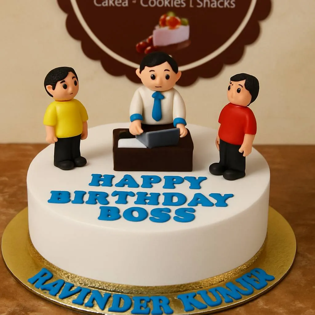 Custom Boss Birthday Cake
