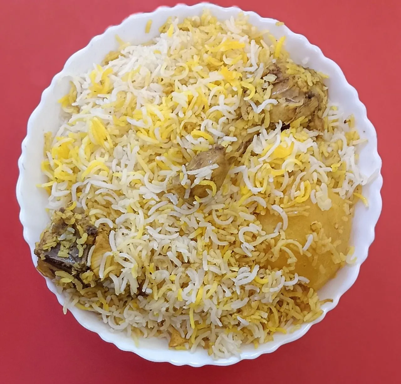 Kolkata Dum Chicken Biryani (500 Gram)