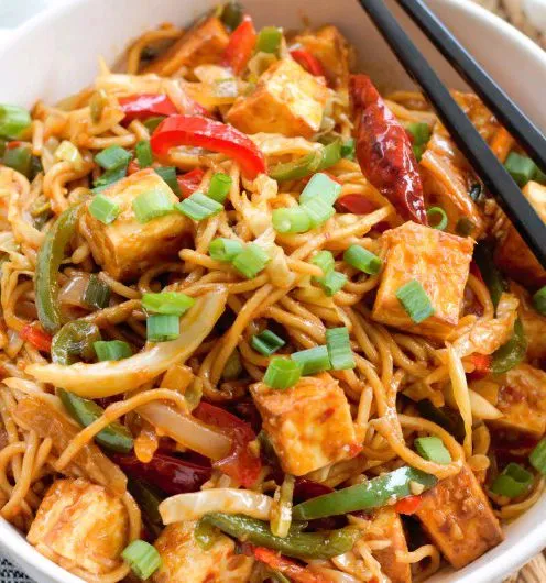 Paneer/ Mushroom Noodles Full