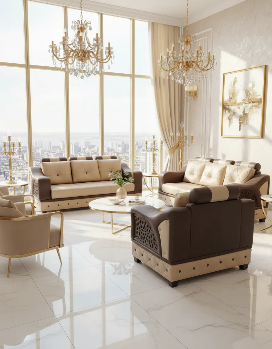 Luxury Sectional Sofa Set