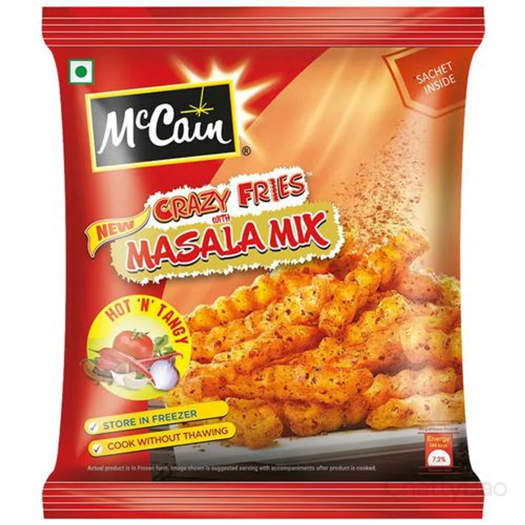 McCain Crazy Fries Masala Mix Hot 'n' Tangy 400 g