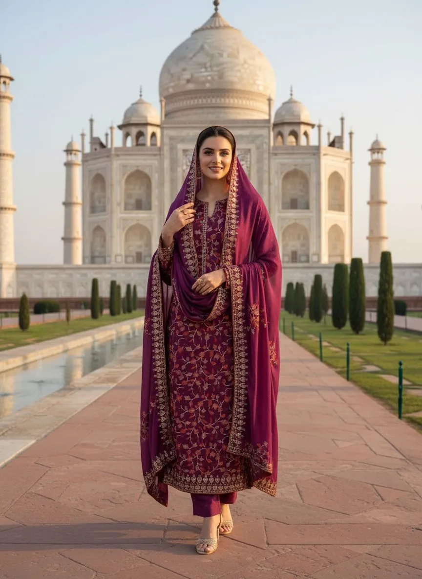 Embroidered Festive Kurta Set