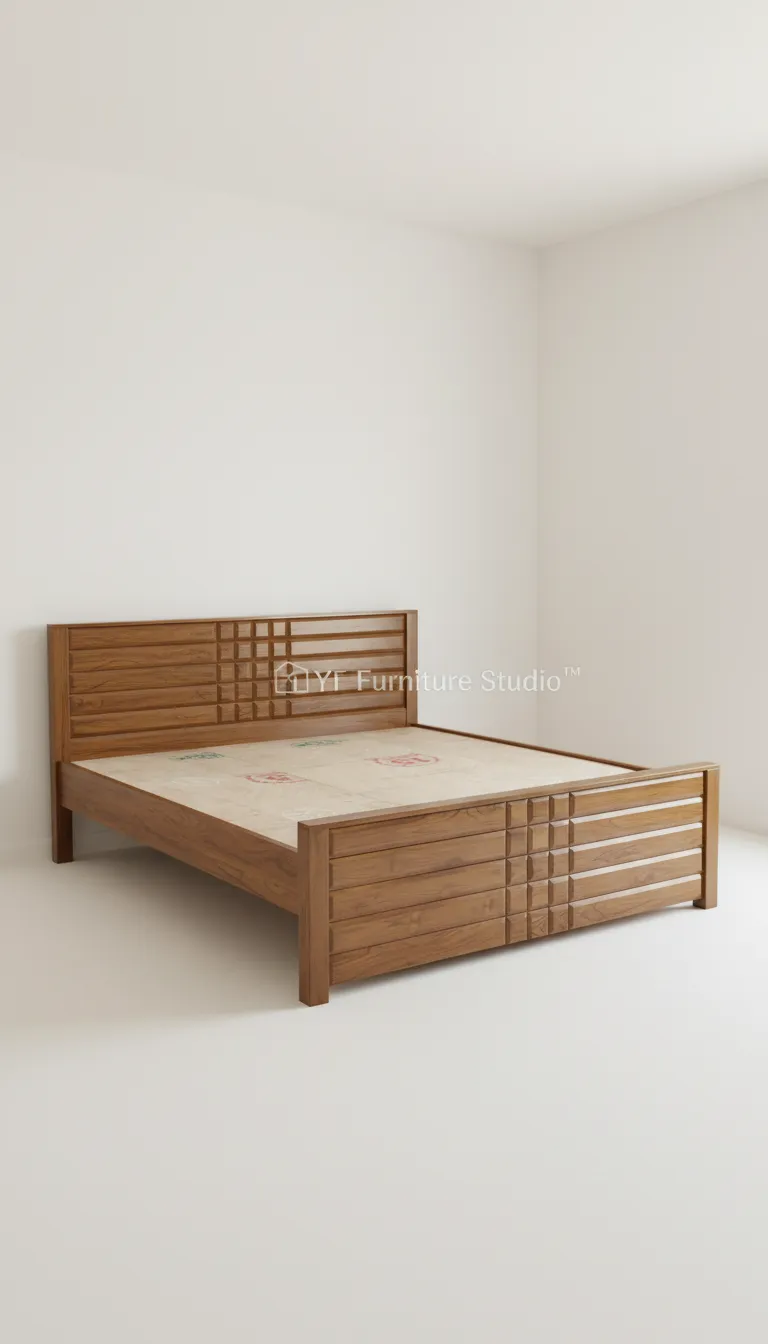 Wooden Teak Bed