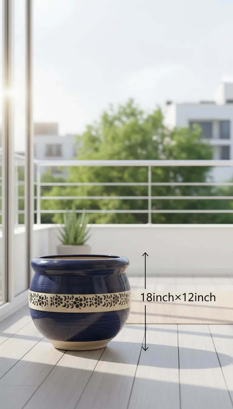 Decorative Ceramic Pot Set Of 3