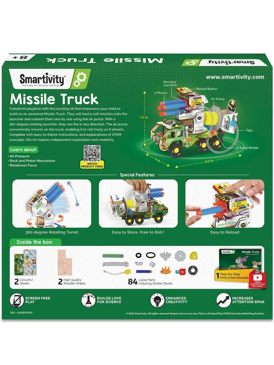 Smartivity Missile Truck view 5
