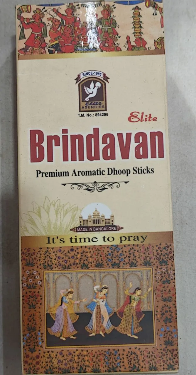 Elite Brindavan Premium Aromatic Dhoop Sticks 60gm