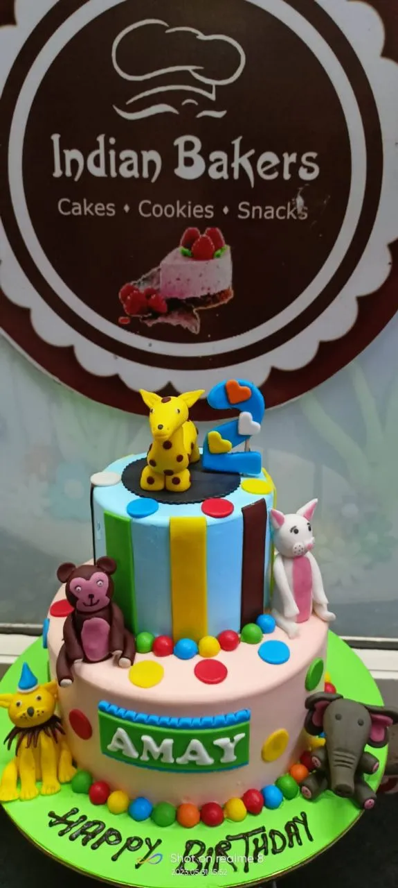 Animal Theme Cake