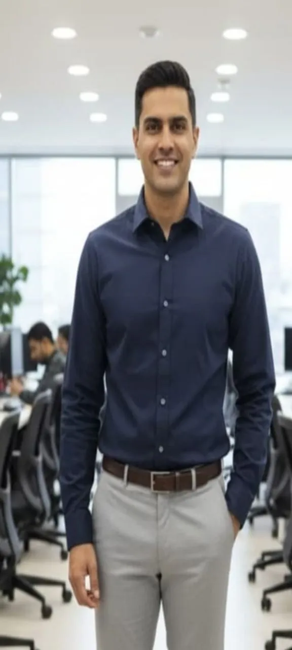 Navy Blue Formal Shirt