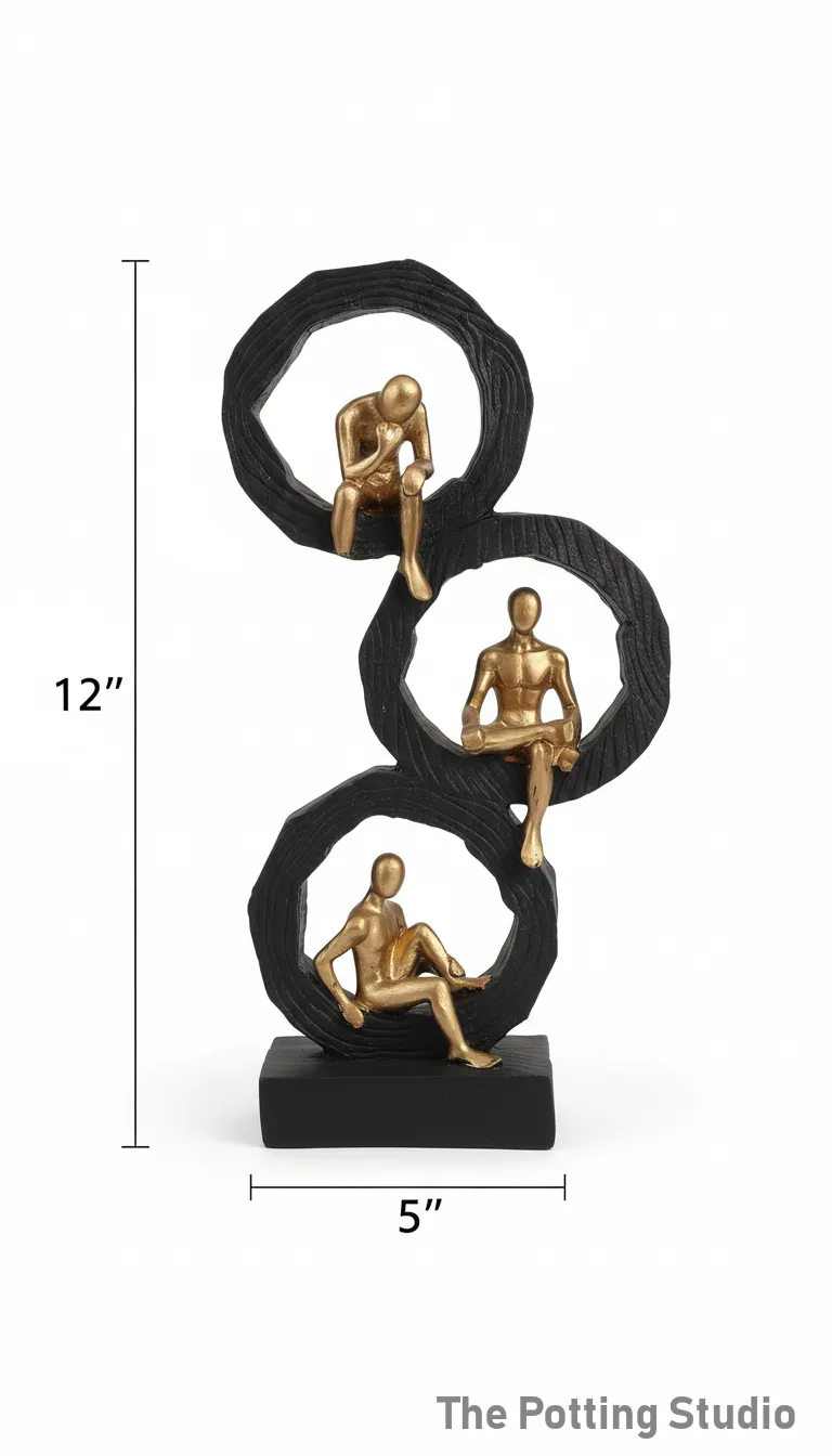 Decorative Figurines 12"H & 5"W