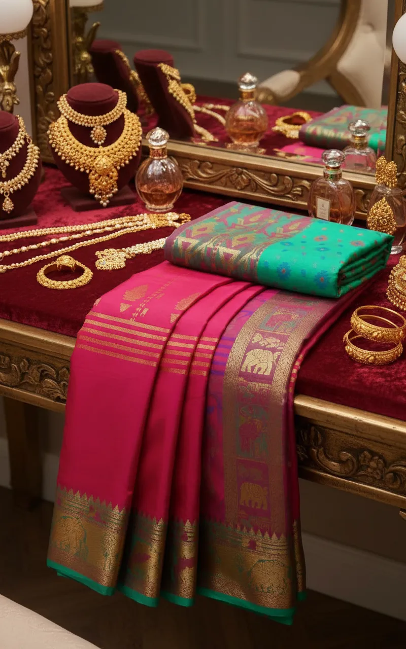 Karigari Cotton jamdani Saree